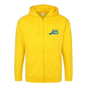 Johnstone Jets Adult Zipper Hoodie (Yellow)