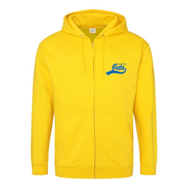 Johnstone Jets Adult Zipper Hoodie (Yellow)
