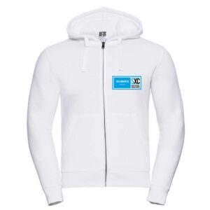 SXC Men's Zipper Hoodie (White)