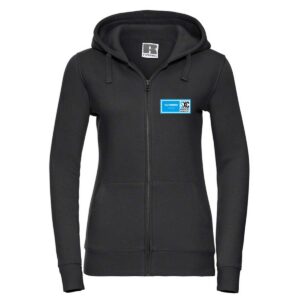 SXC Ladies Zipper Hoodie (Black)