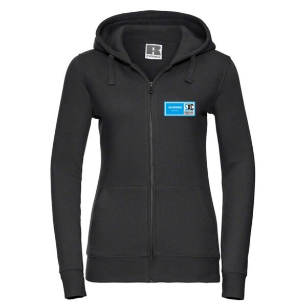 SXC Ladies Zipper Hoodie (Black)