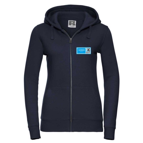 SXC Ladies Zipper Hoodie (Navy)