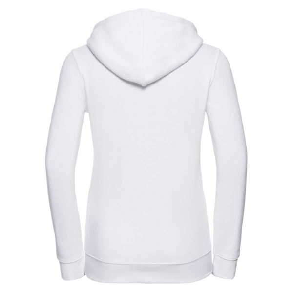 SXC Ladies Zipper Hoodie (White) - Image 3