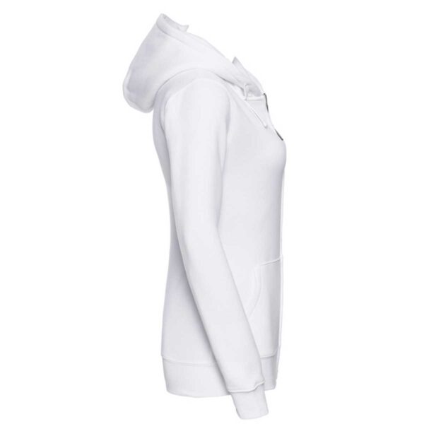 SXC Ladies Zipper Hoodie (White) - Image 2