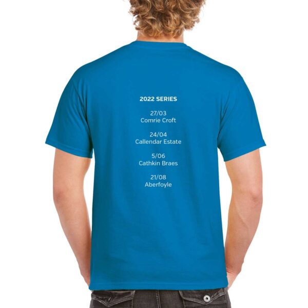 SXC Adult T-shirt (Blue with dates) - Image 2