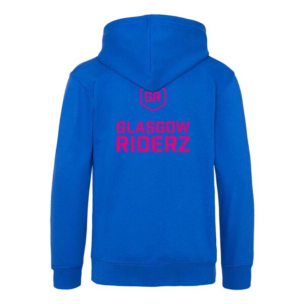 Glasgow Riderz Kids Hoodie (Blue) - Image 4
