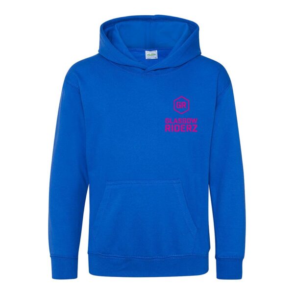 Glasgow Riderz Kids Hoodie (Blue) - Image 3