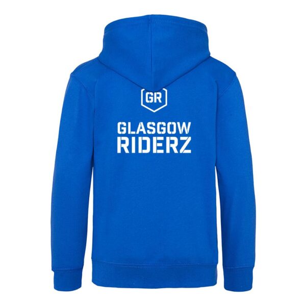 Glasgow Riderz Kids Hoodie (Blue) - Image 2