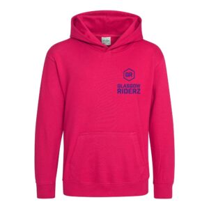 Glasgow Riderz Kids Hoodie (Pink & Blue)