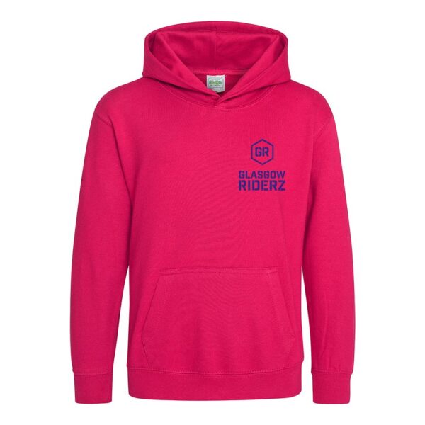 Glasgow Riderz Kids Hoodie (Pink) - Image 4