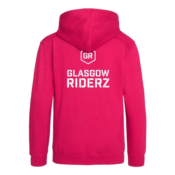 Glasgow Riderz Kids Hoodie (Pink) - Image 3