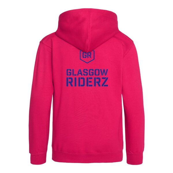 Glasgow Riderz Kids Hoodie (Pink) - Image 5