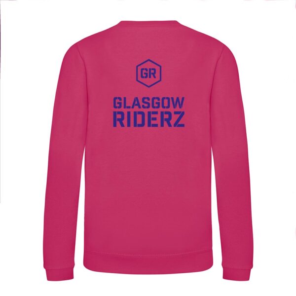 Glasgow Riderz Kids Sweatshirt (Pink) - Image 4