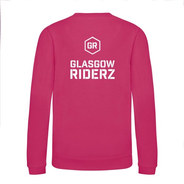Glasgow Riderz Kids Sweatshirt (Pink) - Image 2