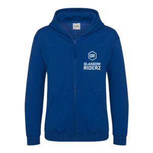 Glasgow Riderz Kids Zipper Hoodie (Blue)