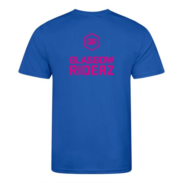 Glasgow Riderz Kids Airtex T-Shirt (Blue) - Image 2