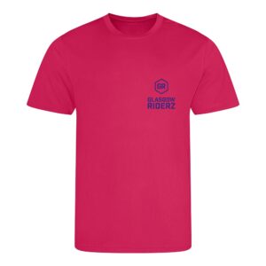Glasgow Riderz Kids Airtex T-Shirt (Pink)