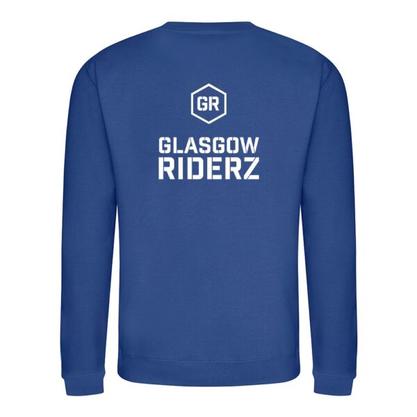 Glasgow Riderz Adult Sweatshirt (Blue) - Image 2