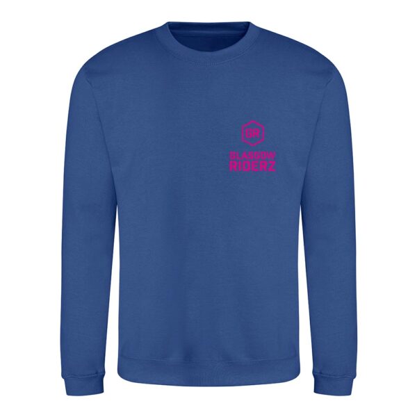 Glasgow Riderz Adult Sweatshirt (Blue) - Image 3