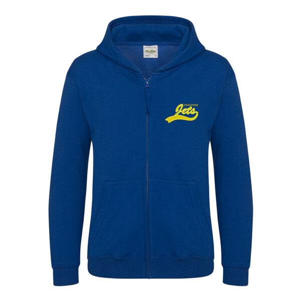Johnstone Jets Kids Zipper Hoodie (Blue)