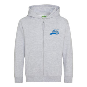 Johnstone Jets Kids Zipper Hoodie v2 (Grey)