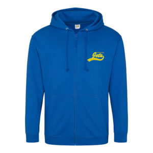 Johnstone Jets Adult Zipper Hoodie (Blue)