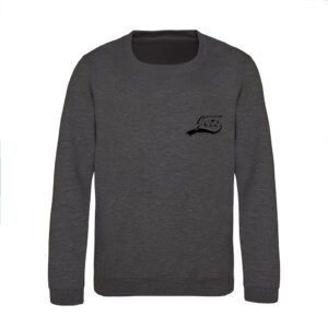 Johnstone Jets Kids Sweatshirt v2 (Charcoal) - Black Logo