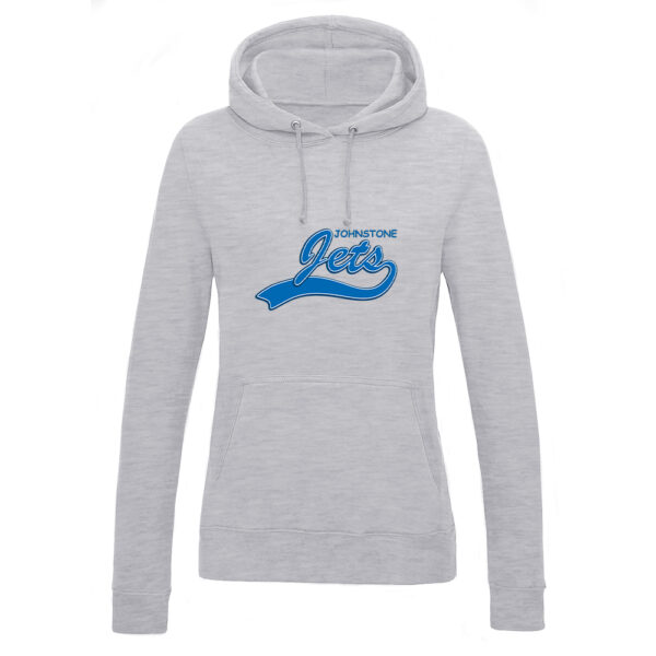 Johnstone Jets Ladies Adult Hoodie v1 (Grey)