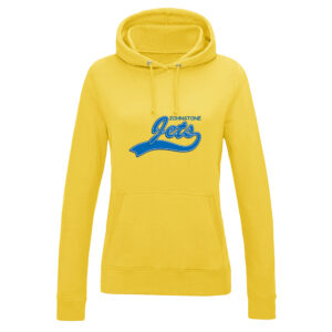 Johnstone Jets Ladies Adult Hoodie v1 (Yellow)