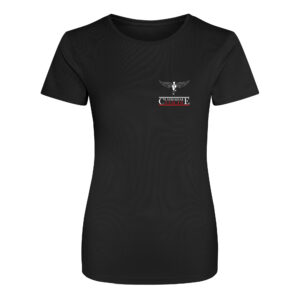 Clydesdale Colts Ladies Airtex T-Shirt V2 (Black)