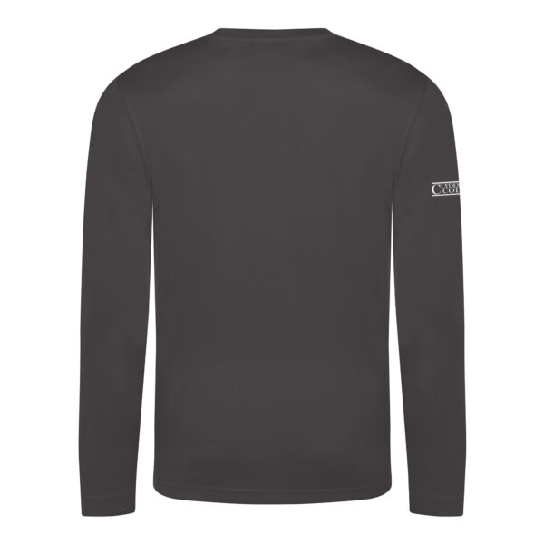 Clydesdale Colts Long Sleeve Airtex T-Shirt V3 (Black) - Image 2
