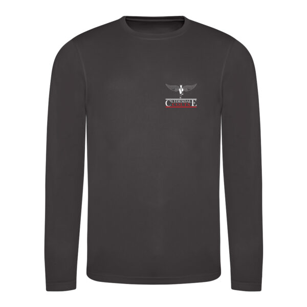 Clydesdale Colts Long Sleeve Airtex T-Shirt V2 (Black)