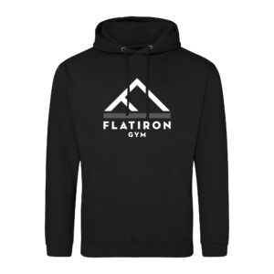 Flat Iron Gym Hoodie V2 (Black)