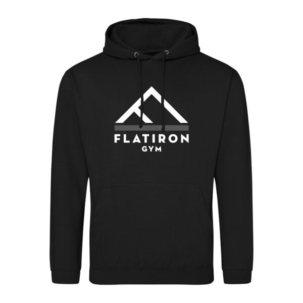 Flat Iron Gym Hoodie V2 (Black)