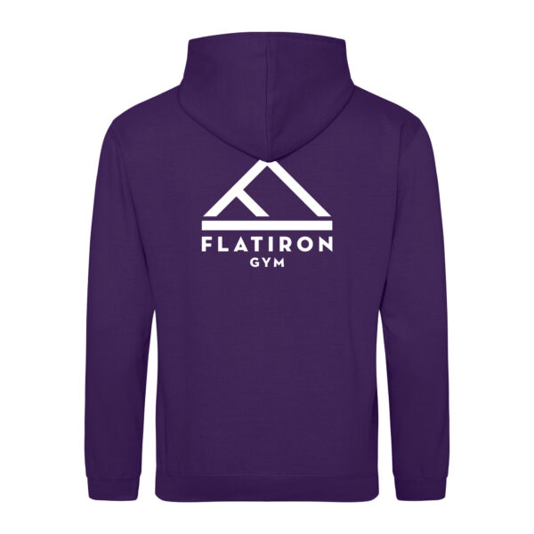 Flat Iron Gym Hoodie V1 (Purple) - Image 2
