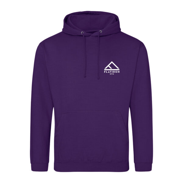 Flat Iron Gym Hoodie V1 (Purple)
