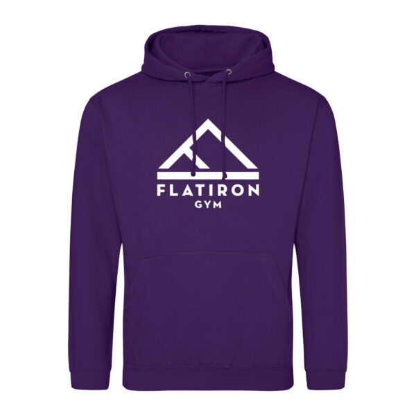 Flat Iron Gym Hoodie V2 (Purple)