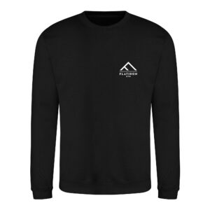 Flat Iron Gym Sweatshirt V1 (Black)