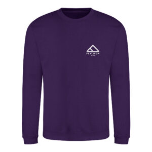 Flat Iron Gym Sweatshirt V1 (Purple)