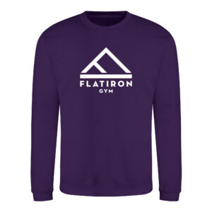 Flat Iron Gym Sweatshirt V2 (Purple)