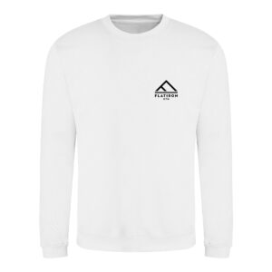 Flat Iron Gym Sweatshirt V1 (White)