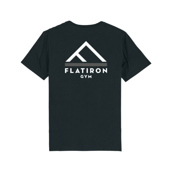 Flat Iron Gym T-Shirt V1 (Black) - Image 2