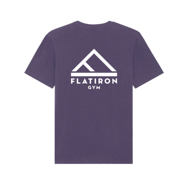 Flat Iron Gym T-Shirt V1 (Purple) - Image 2