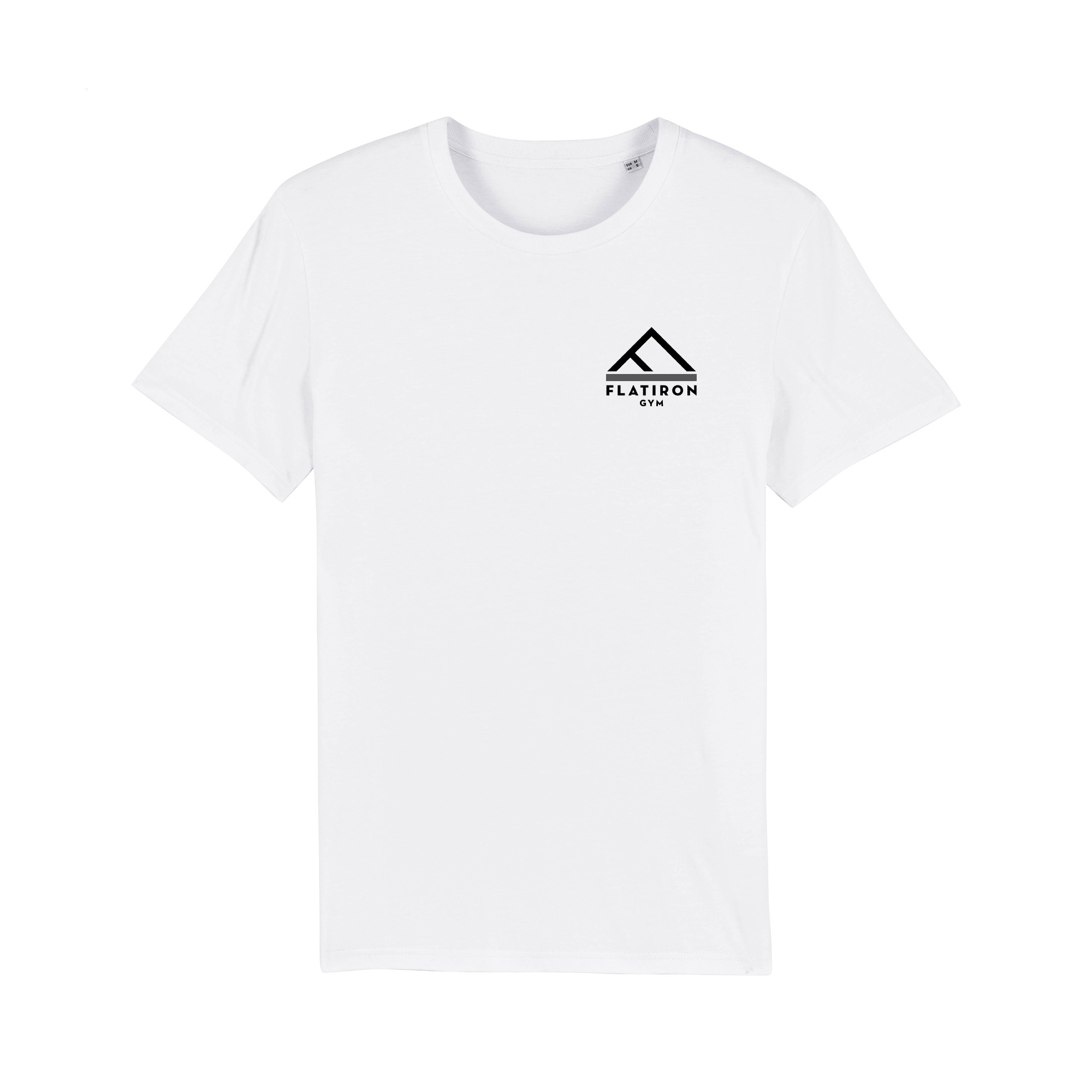 Flat Iron Gym T-Shirt V1 (White)