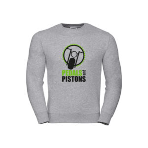 Pedals & Pistons Sweatshirt V2 (Grey)