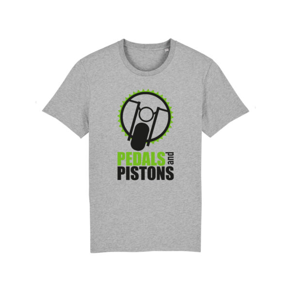 Pedals & Pistons T-shirt V2 (Grey)