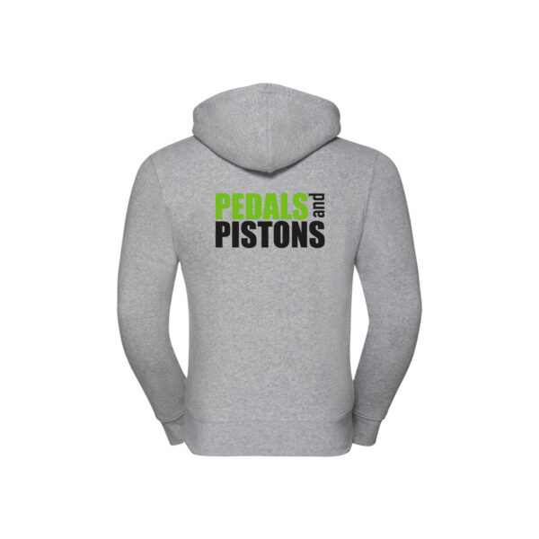 Pedals & Pistons Hoodie V3 (Grey) - Image 2