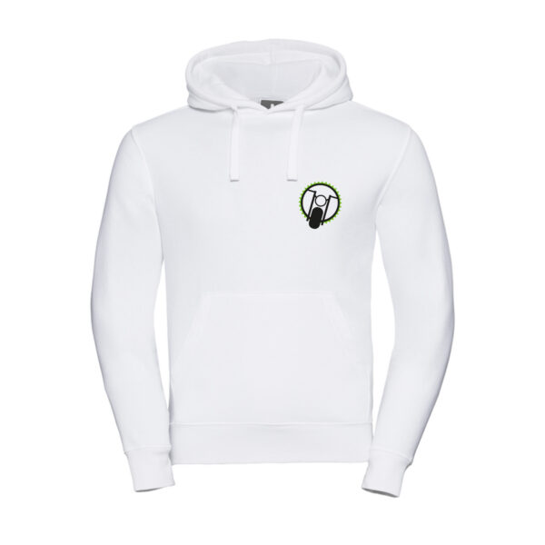Pedals & Pistons Hoodie V1 (White)