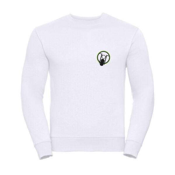 Pedals & Pistons Sweatshirt V1 (White)