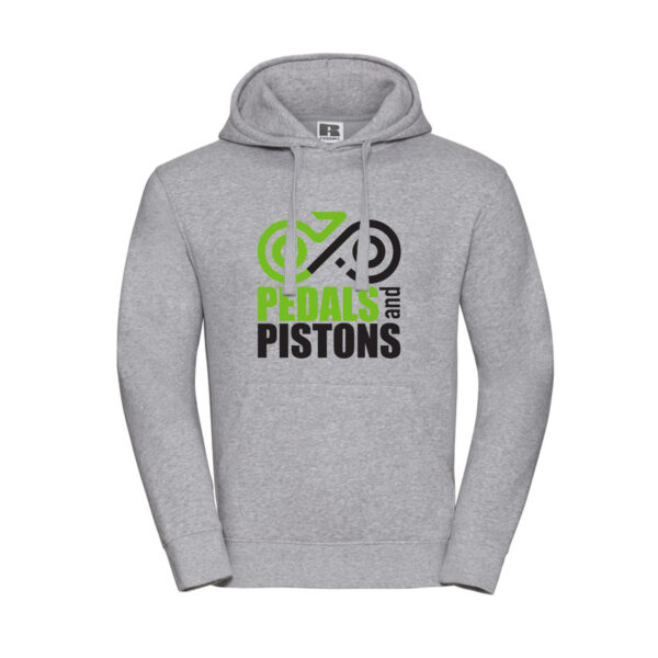 Pedals & Pistons Hoodie V4 (Grey)